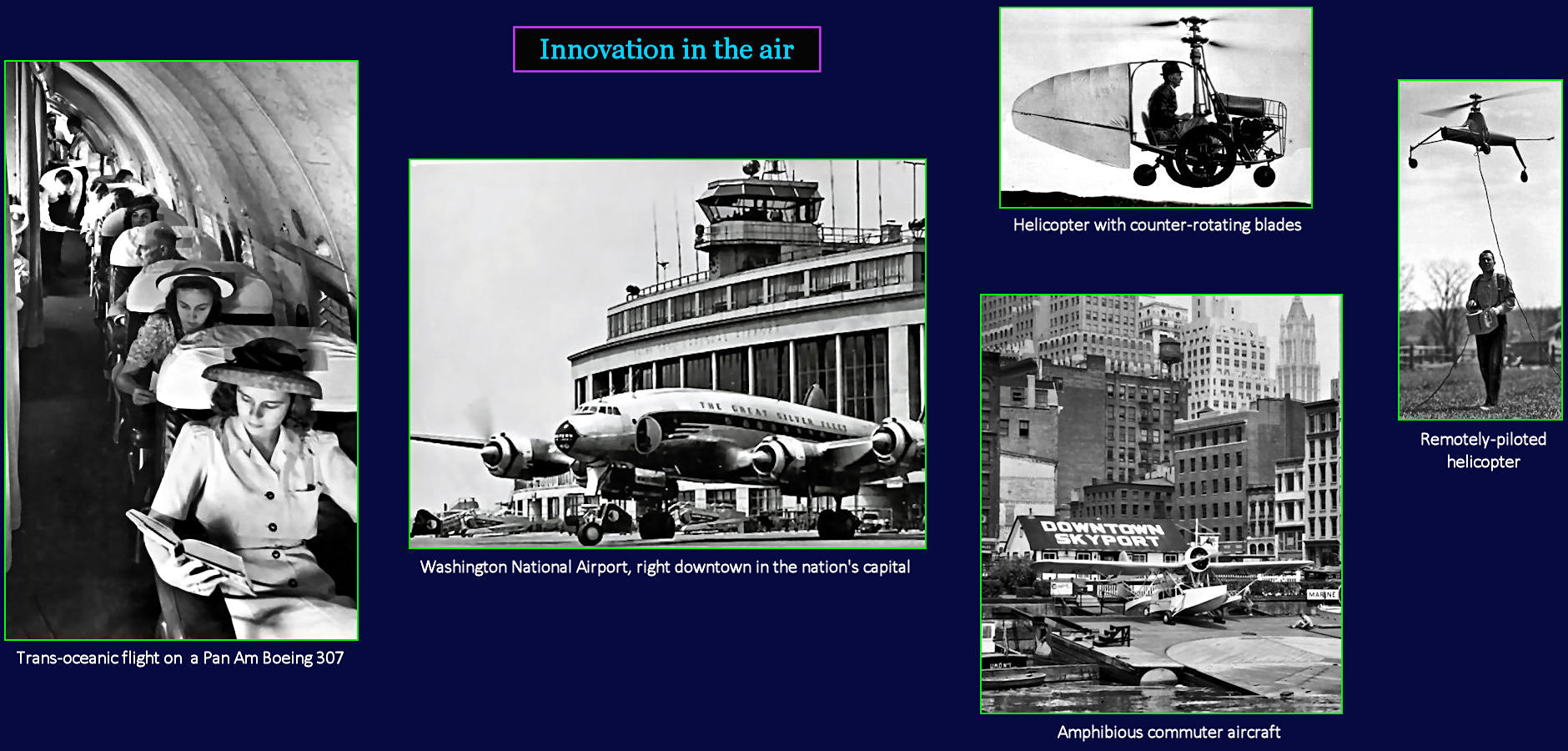 Trans-Atlantic airliners, 1940s